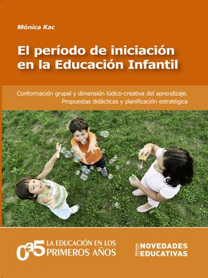 cover image of El período de iniciación en la Educación Infantil
